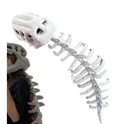 Generico Costume Dinosauro, Accessorio Costume Scheletro Dinosauro Halloween Con Effetto Sonoro, Abbigliamento Per Feste Cosplay Ruoli Performance Palcoscenico Carnevale Trucco Role Play