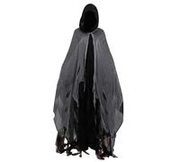 Generico Costume fantasma di Halloween | Halloween Ghost Cape 61 pollici | Cloak per il cosplay di con cappello con cappuccio per cosplay e travestimento horror | per bambini e adulti a feste, eventi