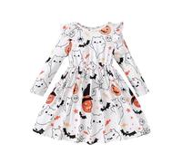 Generico Costume Gabbys Dollhouse Classico per bambine, con Vestito stampa digitale e fascia per capelli, ufficiale Gabby Dollhouse per compleanni, feste, Carnevale e Halloween