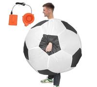 Generico Costume Gonfiabile - Abiti Gonfiabili per Adulti a Forma di Pallone da Calcio - Costume per Fiere dei Fumetti e Feste di Compleanno a Tema e Recite Scolastiche e Natale