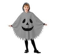 Generico Costume Halloween Fantasma Bianco,Incantevole Giovanile Per Spettacoli Teatrali E Feste Elegante Tuta Cosplay Per Bambini Per Avventure In Maschera