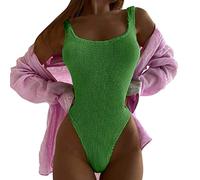 Generico Costume Intero Donna Sexy Costume da Bagno Donna Vita Alta Brasiliana Costume Intero Donna Perizoma Costume Intero Donna Non SGAMBATO Costumi Mare da Donna Brasiliana