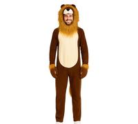 Generico Costume Leone Adulto,Costume Di Halloween Leone - Outfit Animale Per Donne Uomini Feste Eventi Cosplay Rappresentazioni