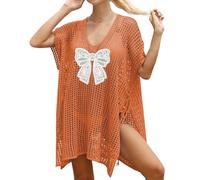 Generico Costume Mare Donna- Costumi Bagno Estivi all'Uncinetto con Inserti Traforati Copricostume Bagno Abiti Crociera per 2026