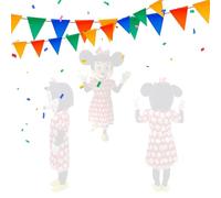 Generico Costume Mascotte Adulto Topo e Topina per Feste, Eventi e Compleanni (Rosso)