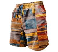 Generico Costume Nuoto Uomo Traspirante Estiva Costume a Pantaloncino Lungo Fodera in Rete Costume da Spiaggia Ad Asciugatura Rapida Pantaloncino Corti Piscina Mare Shorts Nuoto Surf Costume Bermuda