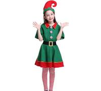 Genérico Costume per adulti,Costume di Natale per le donne - Vesti i i costumi di aiutante di Babbo Natale | Costume Cosplay di Natale Costumi per le vacanze