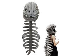 Generico Costume Scheletro Di Dinosauro Per Bambini Giocattolo di Peluche | Abbigliamento per Cosplay di Halloween Per Bambini Spettacoli Creatori di Contenuti Eventi a Tema Fiere del Fumetto Case