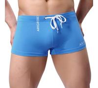 Generico Costume Slip Uomo Estivi Nuoto Pantaloncini da Bagno Spiaggia Vita Bassa Ad Asciugatura Rapida Costume Mare Sportivi Piscina Boxer Mare Spiaggia Corto Vacanze Swim Trunks
