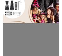 Generico Costume Spaventoso per Bambini - Set Cappa con Cappuccio Outfit Halloween | Travestimento Creepy Cosplay, Vestito per Bambini Piccoli Festa Carnevale