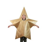 Generico Costume Unisex per Bambini Stella di Natale Ideale per Feste e Celebrazioni Natalizie Capodanno Completo Vestito per Presepe Vivente Tema Regalo Perfetto per Bambina e Bambino