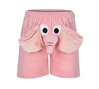 Generico Costume Uomo Mare Pantaloncini Casual Costumi da Bagno Uomo Pantaloncini Cotone Comodi Un Divertente Pugile Elefante Pantaloncini novità Biancheria Intima Umoristica