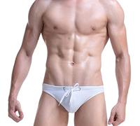 Generico Costume Uomo Mare Slip Costumi da Bagno Casual Sexy Costume da Mare Nuoto Surf Vita Bassa Elastico Costumi da Piscina Spiaggia Trunks Traspirante Estiva Pantaloncini da Bagno Micro Bikini
