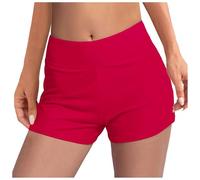 Generico Costumi Assorbenti per Ciclo Bikini Mestruale Donna Pantaloncini a Prova di Perdite Costume Mestruale Ragazza, a Vita Alta Slip Costume da Bagno per Ciclo Piscina Durante (Vino, XXL)