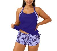 Generico Costumi da Bagno da Donna Bikini Donna Mare Spiaggia e Piscina Due Pezzi con Tasche Segrete nei Slip - Funzionale per Vacanze Attive