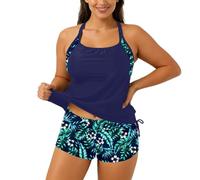 Generico Costumi da Bagno da Donna Bikini Donna Mare Spiaggia e Piscina Due Pezzi con Tasche Segrete nei Slip - Funzionale per Vacanze Attive