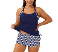 Generico Costumi da Bagno da Donna Bikini Donna Mare Spiaggia e Piscina Due Pezzi con Tasche Segrete nei Slip - Funzionale per Vacanze Attive