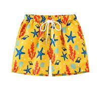 Generico Costumi da Bagno per Bambini,Costume Piscina Bambino Elastici con Cintura Elastica Pantaloncini Casual Costume Bambini Pantaloni Estivi alla Moda 3-13 Anni