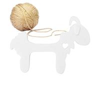 Generico Cotton Thread Organizer Embroidery Floss Bobbins, Studios Quilting Projects Tailors, Sheep Shape Wool Yarn Storage for Creative, Sewers Travel Home Costume Makers