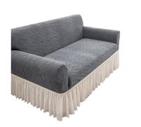 Generico couchcover, Copridivano in tessuto jacquard tinta unita, elastico e lavabile, for divano da soggiorno a 1/2/3/4/5 posti.,for home(4,2Seater 145-185cm)