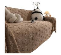 Generico couchcover, L'asciugamano for divano è cremoso e soffice, un'intera copertura, il nuovo ispessito autunno e inverno è antiscivolo,for home(Khaki,180X280CM)