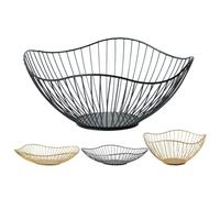 Generico Countertop Fruit Bowl - Artistic Metal Wire Snacks Basket