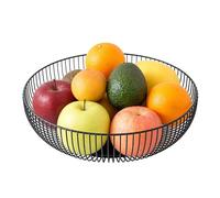 Generico Countertop Fruit Bowl | Kitchen Storage Organizer Tray | Wire Basket | for Home Kitchen Dining Table Thanksgiving Christmas Easter Gatherings and Everyday Countertop Organization