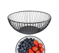 Generico Countertop Fruit Bowl | Kitchen Storage Organizer Tray | Wire Basket | for Home Kitchen Dining Table Thanksgiving Christmas Easter Gatherings and Everyday Countertop Organization