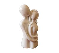 Generico Couple Figurine - 12cm Abstract Love Sculpture, Modern Couple Decor, Stylish Desk Ornament | Charming Accent For Bedroom Living Room Office Birthday Wedding Valentines Day Celebration