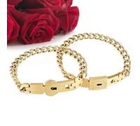 Generico Couple Lock Bracelet | 2 Pieces Matching Wrist Jewelry | s