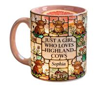 Generico Cow Coffee Mug - Sturdy Ceramic Drinkware, Charming Animal Patterned Milk Cups, Whimsical Farm Themed Routine Mugs, Versatile Hot Cold Beverage Water Steins - For Home Office Men Women Rooms