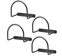 Generico Cowboy Hat Hanger - Baseball Hat Display Rack Wall Mount | Hatt Rack For Wall | Economical Space Baseball & Western Hatt Walls Hanger | 4x Strong Hold Metal Hats Hooks For Wide Brim Hatv