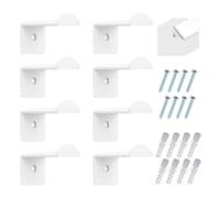 Generico Cowboy Hat Hooks, Wall Adhesive Cap Organizer, 8 Pack Wide Brim Bracket, 2.8in Space Saving Multipurpose Holder, Portable Cap Rack for Baseball, Cowboy