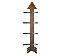 Generico Cowboy Hat Rack - Rustic Wooden Vertical Storage Display | Wall Hat Organizer | For Entryway, Dressing Room, Bedroom, Living Room, Hallway, Wardrobe, Closet, Door, Shop