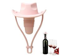 Generico Cowboy Hat Wine Bottle Stopper, Silicone Creative Shaped Leak-Proof Sealing, Cute Accessories, Bar Home Wedding Decorative Stopper for Beer, Champagne, Bottles, Novelty Kitchen Gadgets