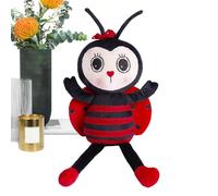 Generico cPhybug Plush Toy - bambola plushhie animata a gambe lunghe, jumbo di animali da | Ladybug realistica con morbido fuzz, decorazioni per bambini, abbracciabile per ragazze,