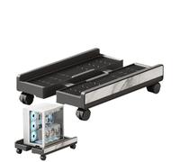 Generico CPU Stand - CPU Cart | Adjustable Portable Shelf with Brake Wheels