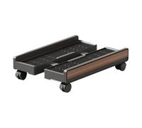 Generico CPU Stand - CPU Cart | Adjustable Portable Shelf with Brake Wheels
