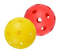 Genérico Crack-Resistant Pickle Ball - PVC, 7,2-7,35 cm High Visibility Pickle Ball | Durable Indoor Outdoor, Sports Training For Beginner, Intermediate, Home, School, Gym, Recreation