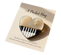 Generico Crafted by Hand-Music Hug Collection, Handmade Heart-Shaped Guitar Pocket Hug, Cute Musical Keepsake, for Musicians, Guitarists And Music Lovers (D)