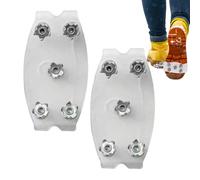 Generico Crampones Para Botas - De Tracción Transparentes,Agarres Para Calzado De Nieve,para Hombres, Mujeres, Principiantes, Caminar, Senderismo, Escalada, Alpinismo, Golf