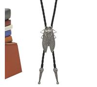 Generico Cravatte Da Cowboy Per Uomini | Gioielli per il Collo Western Retro | Design Cicala Western Cowboy Collana Cravatta - Per Donne Famiglia Giovani Costume Cosplay Bartender Viaggio