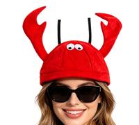 Generico Crawfish Cosplay Hat - Soft 3D Lobster Party Headwear construction