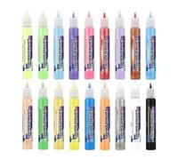 Genérico Crayons - 18 colori 3D Crayons for Candle and Fabric Painting | Candles Paint Pens Crafts Supplies | Candles Writing Pen for Festival Holidays Wedding Party Writing