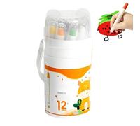 Generico Crayons Set - Twist Crayons | Washable Quick-Drying Coloring Sticks, 12/24/36/48 Colors, 13×1.2cm Kids Art Supplies For Paper, School, Kindergarten, Birthday Party & Holiday