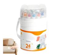 Generico Crayons Set - Twist Crayons | Washable Quick-Drying Coloring Sticks, 12/24/36/48 Colors, 13×1.2cm Kids Art Supplies For Paper, School, Kindergarten, Birthday Party & Holiday