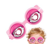 Genérico Crazy Glasses | 14x19cm Funny Pranks Winking Eyewear,Stable Performance Eyes Glasses For Party | Space-Saving For Men Women Kids Boys Girls Youth Teens Adults Shows Parties Photos