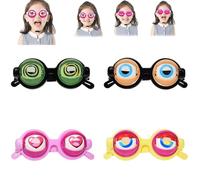 Generico Crazy Winking Blinking Eye Glasses - Hilarious novelty glasses with kinetic blinking eyes, for pranks and party fun (Mix)