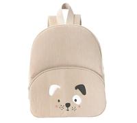 Generico cream Backpack, Fashionable Kindergarten Pack, Small School Bag, Child Daypack Sturdy Material Enhances Fun Adds Convenience Versatile for Kids, 9.45x3.94x12.2 Inches, Corduroy