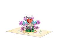 Generico Creative Gift Card Set, Foldable Butterfly Surprise Card, Artistic 3D Greeting Cards Design, Decorative Paper Message Cards, Emotional Greeting Style, Mom Appreciation Event